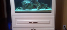 custom fish tank cabinet